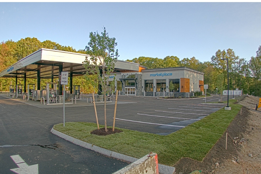 Neon Marketplace Exterior